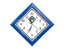 Часы Ч3 (П3) 20,5*20,5 см квадратные цветной ободок