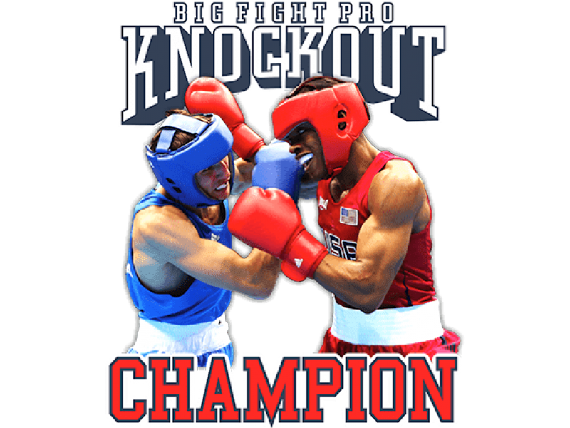 "Knockout" Изображение для нанесения на одежду № 1343