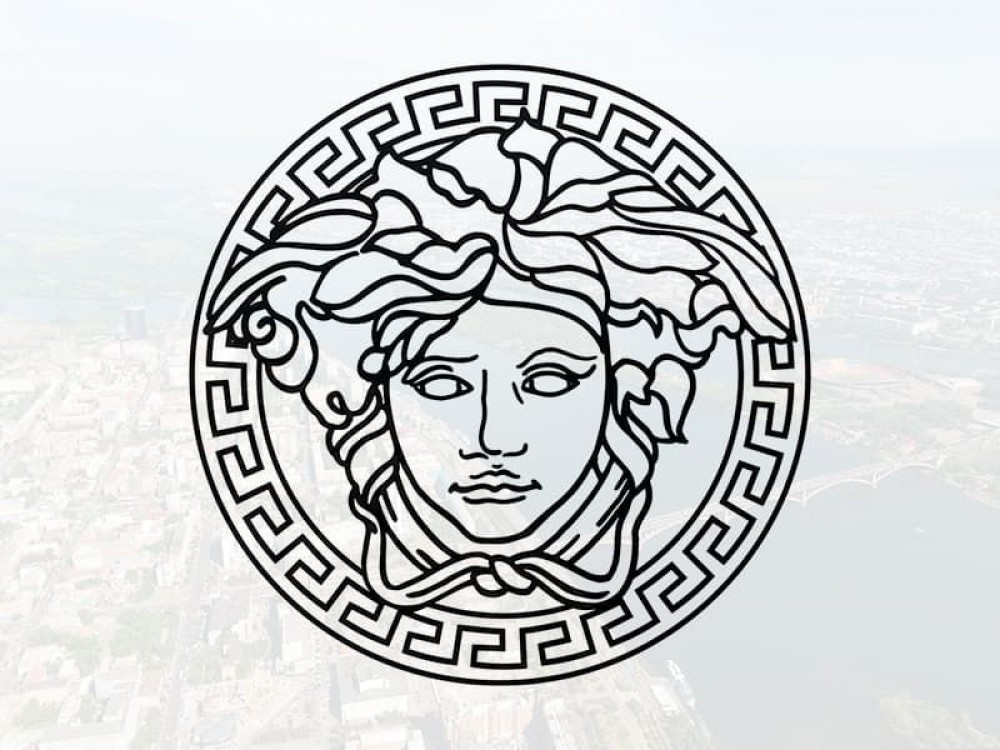 Наклейка "Versace логотип"