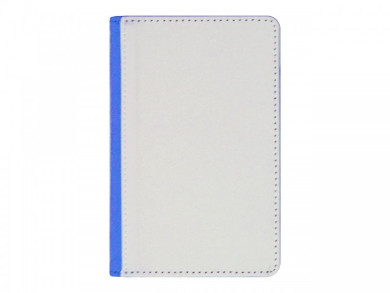 Обложка для паспорта (иск.кожа/ткань) синяя