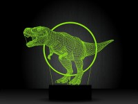 Ночник "3D динозавр" на светодиодной подставке