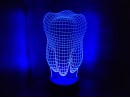 Ночник "3D зуб" арт. 0003 на светодиодной подставке