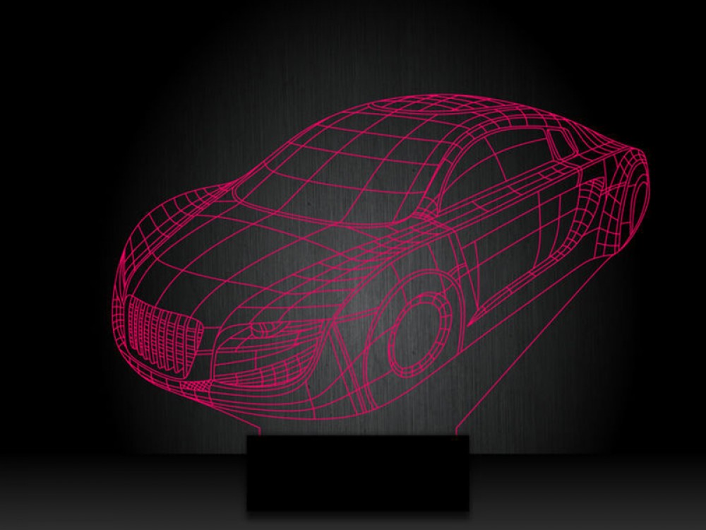 Ночник "Audi 3D" на светодиодной подставке