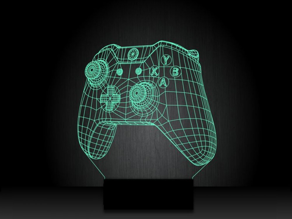 Ночник "Джойстик Xbox" на светодиодной подставке