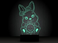 Ночник "Кролик с солнышком" на светодиодной подставке