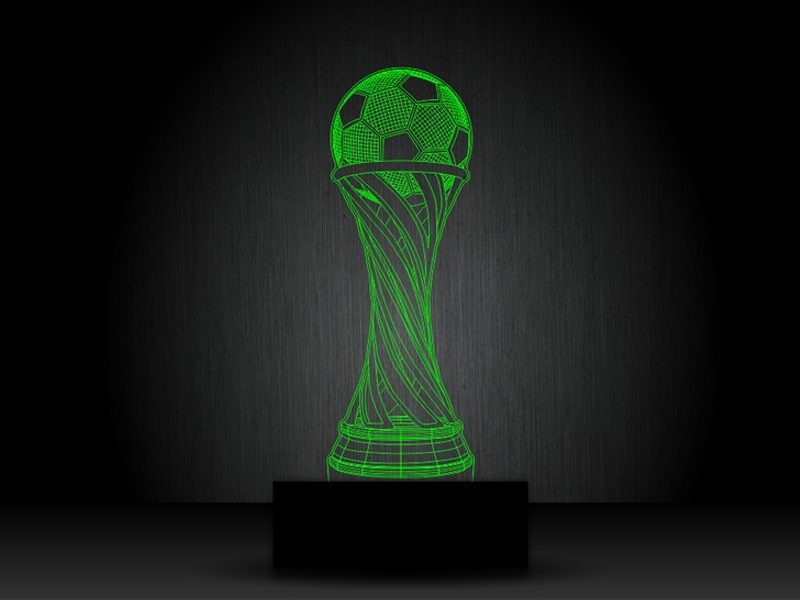 Ночник "Кубок ФИФА" на светодиодной подставке