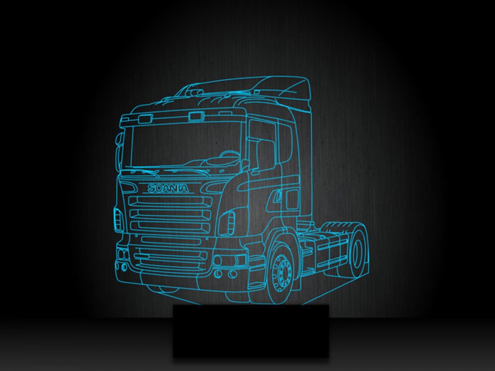 Ночник "Scania truck" на светодиодной подставке