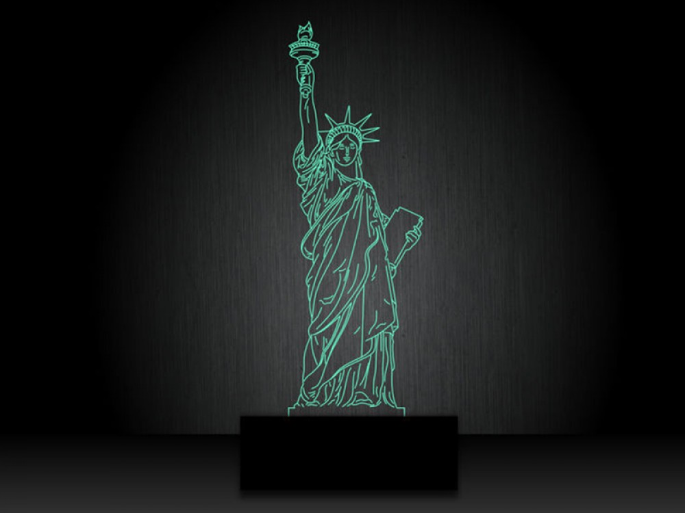 Ночник "Статуя Свободы 1" на светодиодной подставке