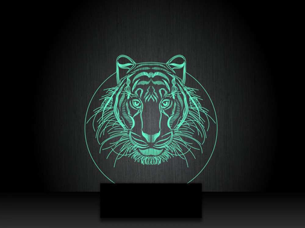 Ночник "Тигр" на светодиодной подставке