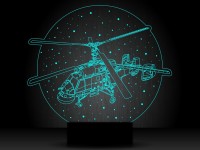 Ночник "Вертолет КА 25" на светодиодной подставке
