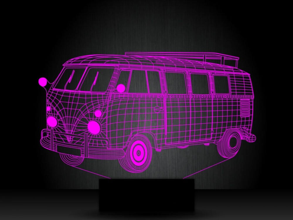 Ночник "Volkswagen Minivan" на светодиодной подставке