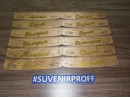 Деревянная линейка именная с объемной надписью из пластика на 20 см