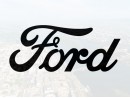 Наклейка Надпись Ford оригинальный шрифт на шильдик