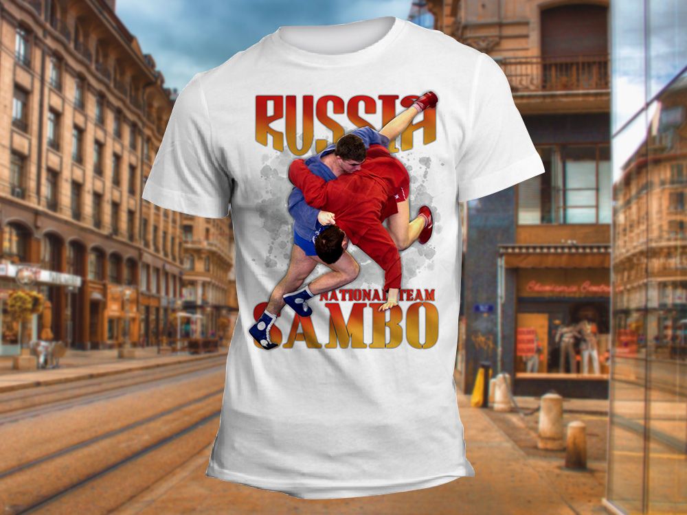 " Russia Самбо" Изображение для нанесения на одежду № 1351