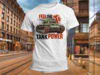 "Feel the Tank Power" Изображение для нанесения на одежду № 2069