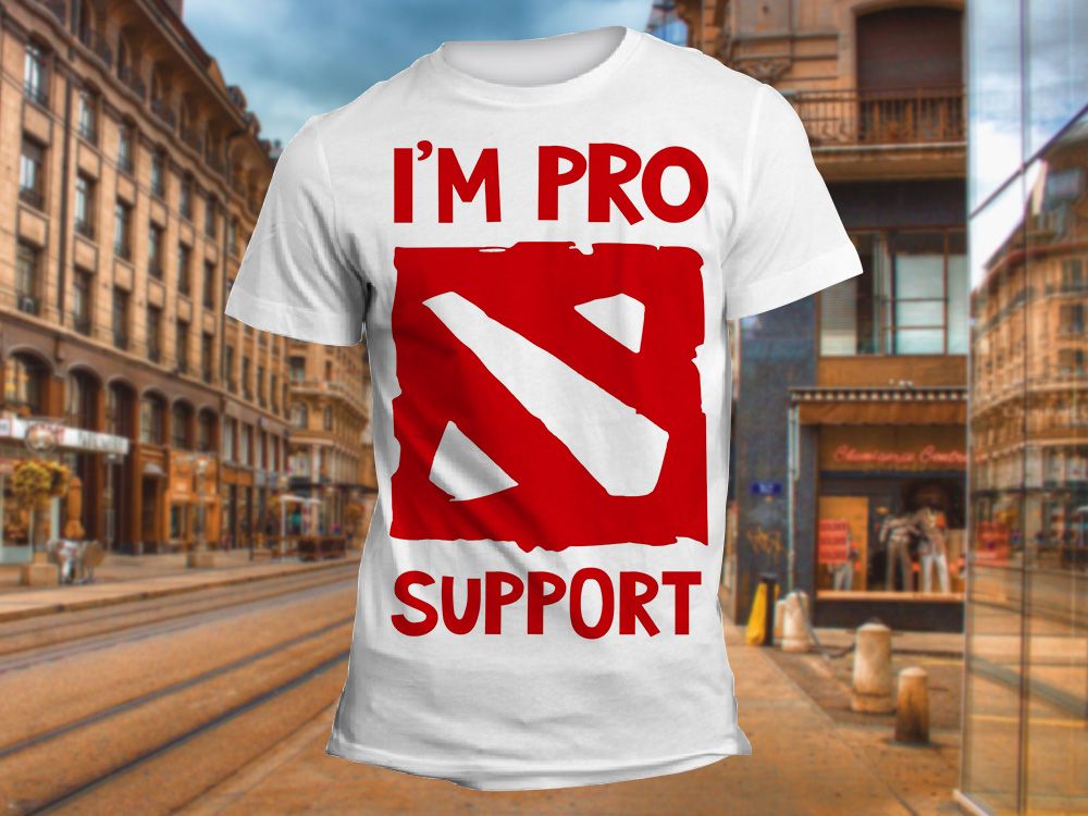 "Im pro support" Изображение для нанесения на одежду № 1264