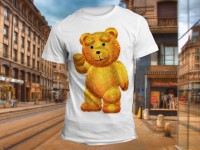 "Медведь плюшевый" Изображение для нанесения на одежду № 1009