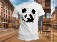 "Панда в ретуше" Изображение для нанесения на одежду № 1164