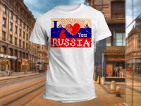 "RUSSIA" Изображение для нанесения на одежду № 0108