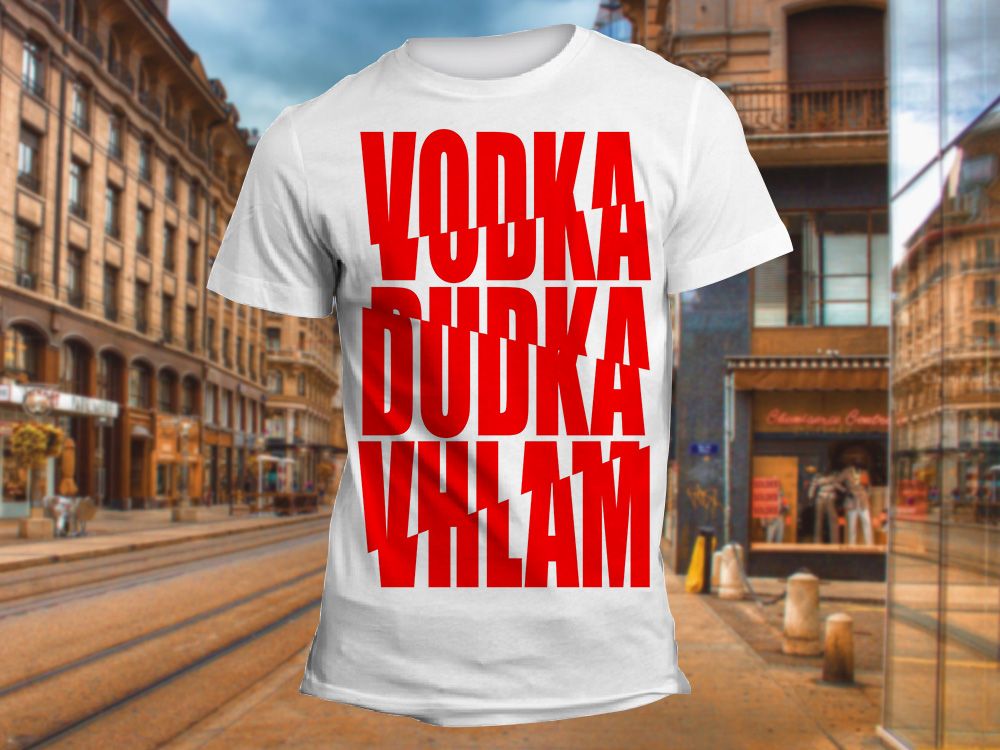 "VODKA DUDKA" Изображение для нанесения на одежду № 1289