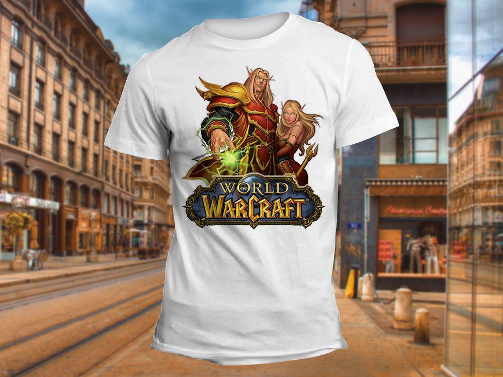 "Warcraft para" Изображение для нанесения на одежду № 1454