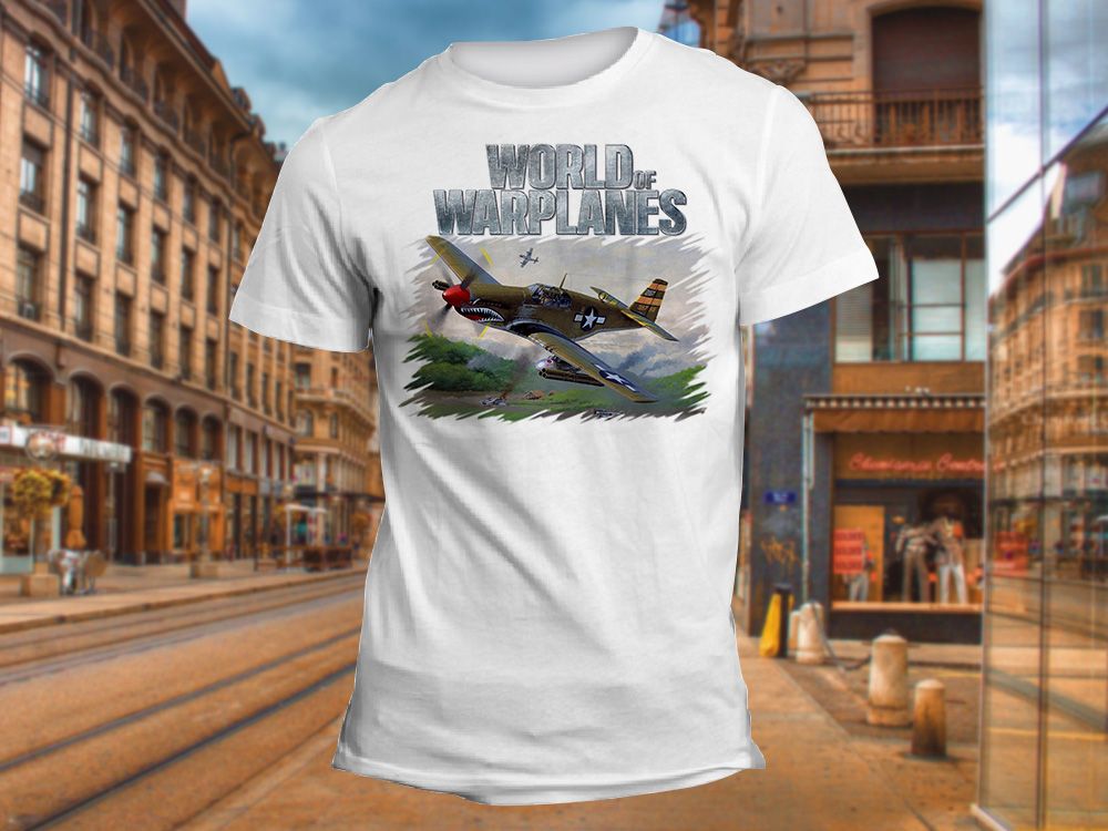 "World of Warplanes" Изображение для нанесения на одежду № 1446