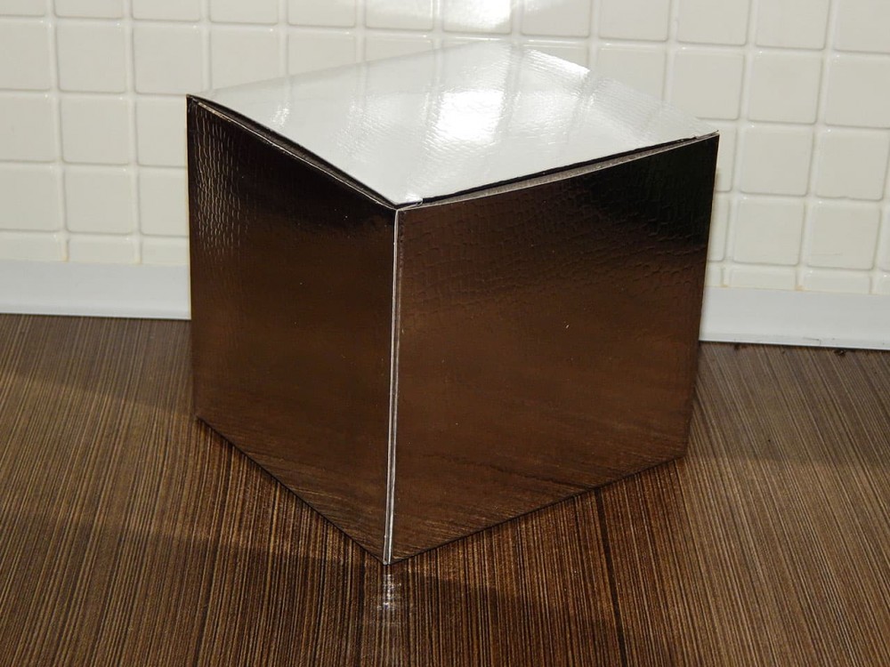 Коробка для кружки голографическая серебро