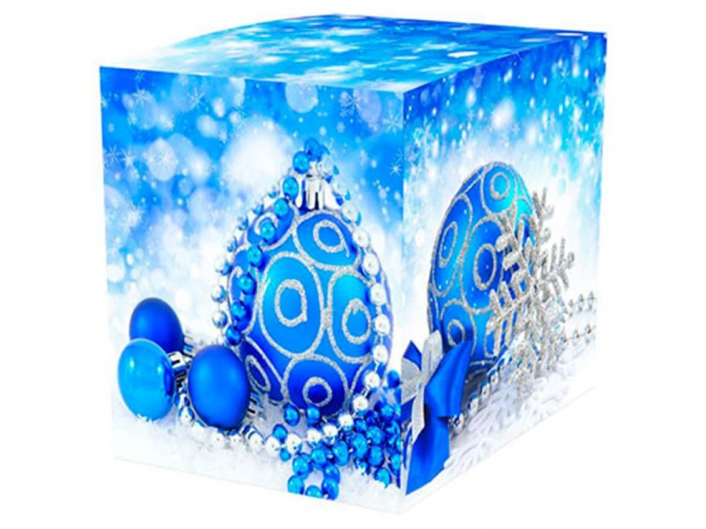 Коробка для кружки "Елочные шары"