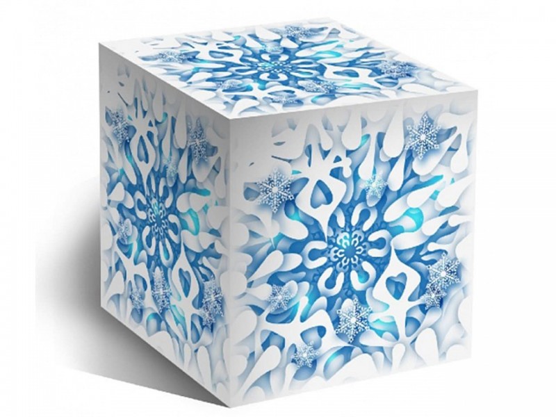 Коробка для кружки "Снежинка"